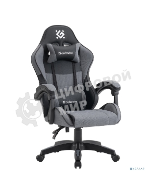 Кресло игровое Defender STRIDER черный/серый, PU