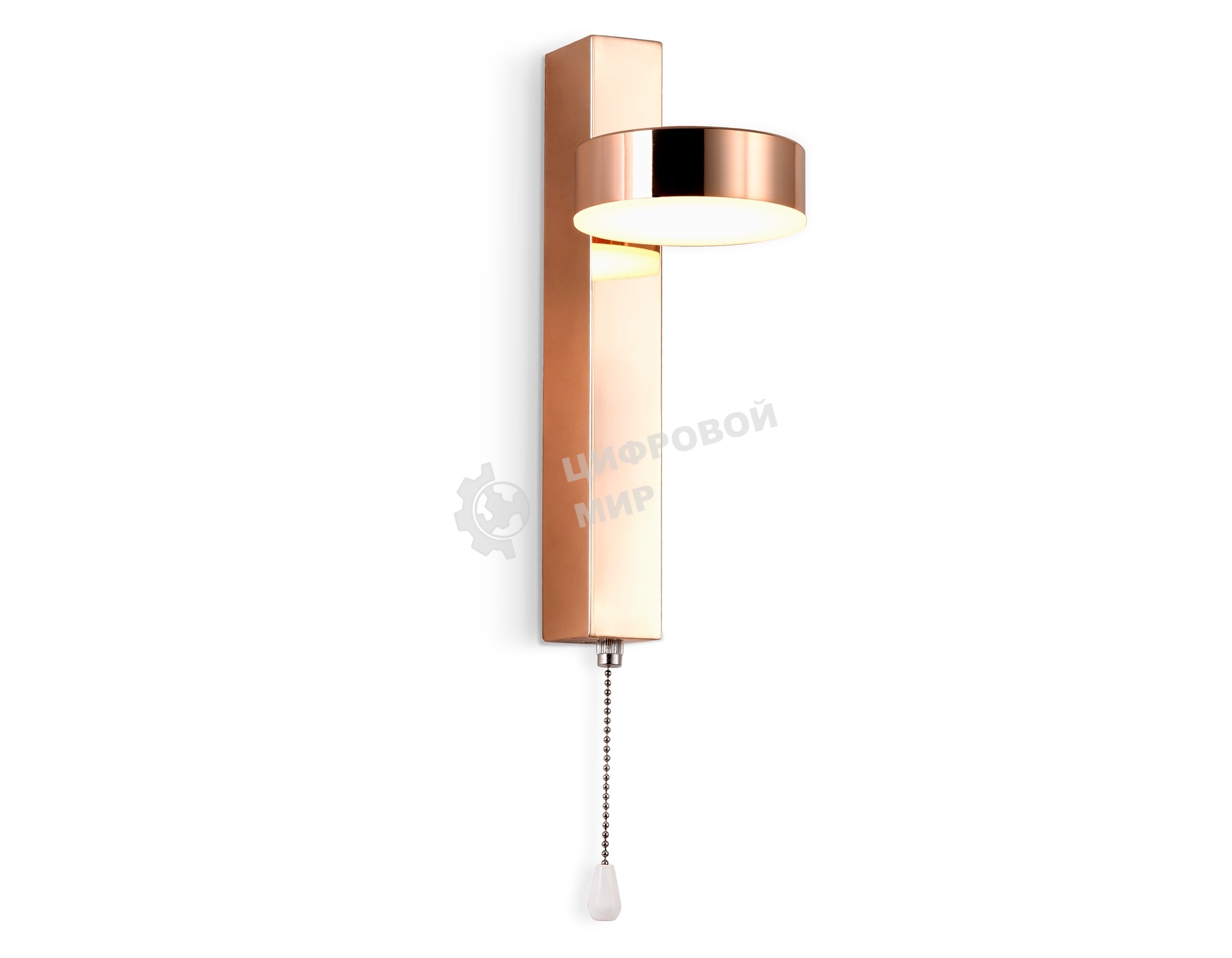 Настенный светодиодный светильник с выключателем Ambrella light FW161 GD золото LED 3000K 6W 265*95*135