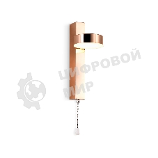 Настенный светодиодный светильник с выключателем Ambrella light FW161 GD золото LED 3000K 6W 265*95*135