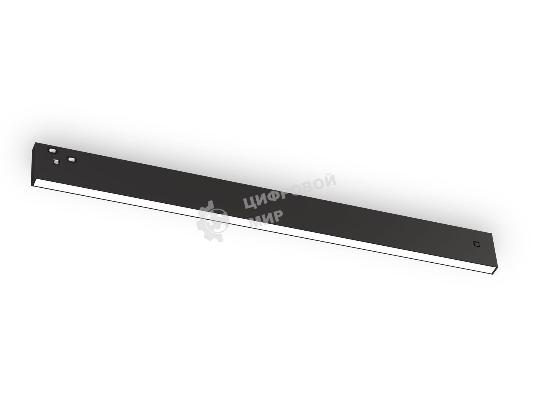 Трековый светильник GL2325 BK черный IP20 20W 3CCT 3000-6400K 48V 400*10*37