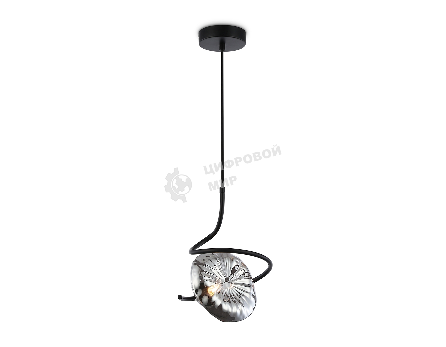 Светильник Ambrella light LH15001 BK/SM черный/дымчатый G9 max 40W D190*1400