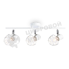 Светильник Ambrella light TR8631/3 WH/CH белый/хром E27*3 max 40W 460*91*175