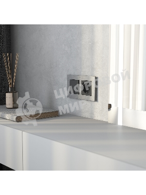 Рамка на 2 поста  AluMax (алюминий) W0023506
