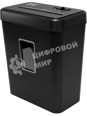 Шредер Office Kit S33C черный (секр.P-4) фрагменты 8лист. 18лтр. скобы пл.карты