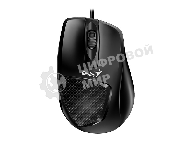 Мышь проводная Genius DX-150X черный, 1000 dpi, USB, кнопки - 3