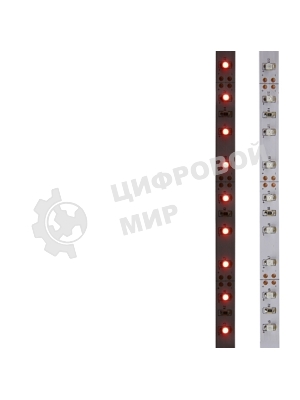 Лента светодиодная открытая, 8 мм, IP23, SMD 2835, 60 LED/m, 12 V, цвет свечения красный