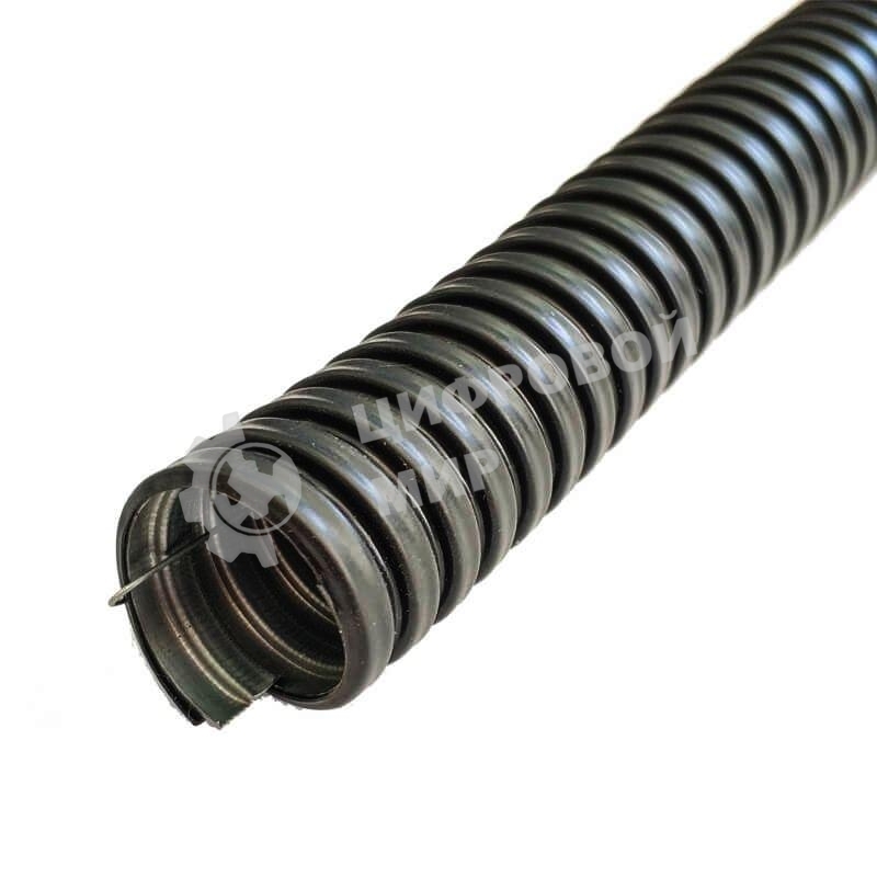 Металлорукав в ПВХ изоляции МРПИ НГ-20 d20мм с протяжкой (уп.50м) ЗЭТА zeta44405