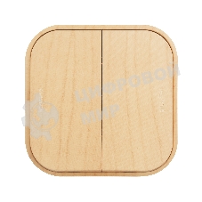 Переключатель 2-клавишный 10А | 782266 | Legrand Quteo Сосна