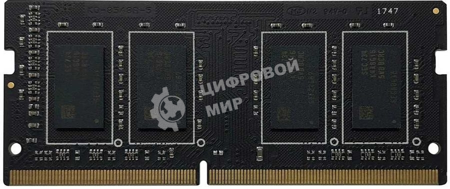 Оперативная память Patriot Signature, DDR4, 32GB (1x32 GB), 3200 MHz, CL22, SO-DIMM
