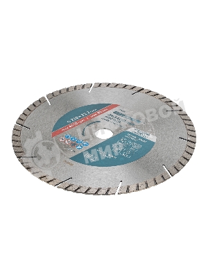 Диск алмазный Gross ф230х22,2 мм, турбо-сегментный, сухое резание