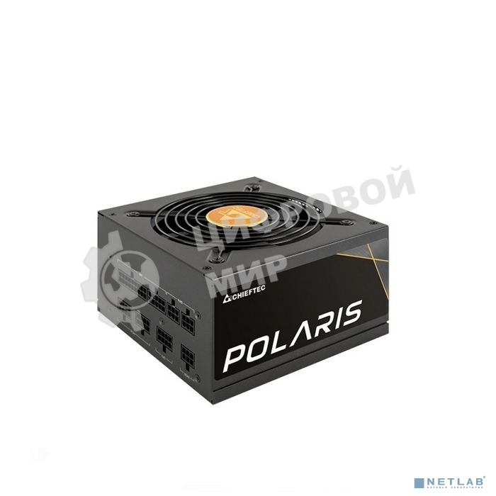 Блок питания Chieftec Polaris PPS-750FC, 750Вт, 80 PLUS Gold, 120мм, модульный, черный