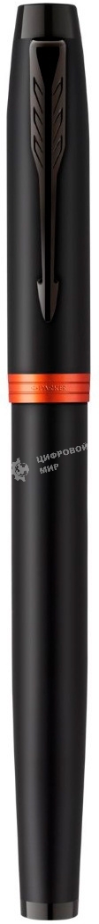 Ручка роллер Parker IM Vibrant Rings T315 (CW2172945) Flame Orange PVD, F, черные чернила, подарочная коробка