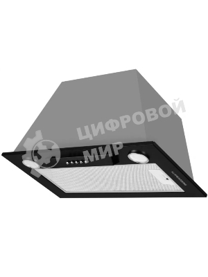 Вытяжка встраиваемая Kuppersberg Inlinea 52 BX черный/серебристый, 52 см, 1300 м³/ч, 41 дБ
