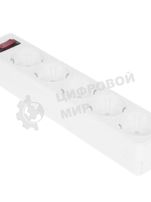 Сетевой фильтр Smartbuy (SBSP-50-W) - 5 роз х 5 м - белый