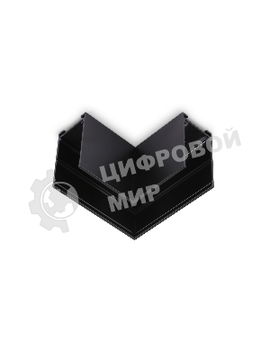 GL1032 BK черный коннектор угловой для накладного шинопровода Magnetic 220V 80*80*52