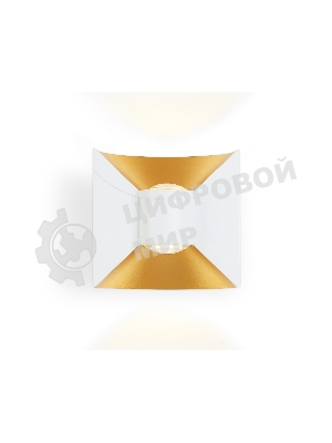 Светильник Ambrella light ST4471 WH/GD белый/золото LED 4200K 6W IP54 92*98*55