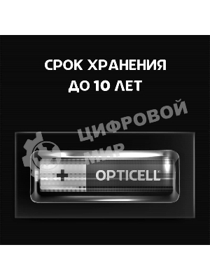 Элемент питания алкалиновый AAA/LR03 (блист. 6шт) Basic Opticell 5051007
