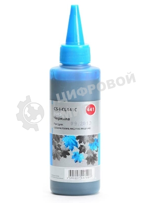 Чернила Cactus CS-I-CL441C голубой (100мл) Canon Pixma MG2140/MG3140