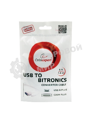 Переходник Gembird Конвертер Bitronics ->USB порт CUM-360, C36M/USBAM, 1.8м, блистер