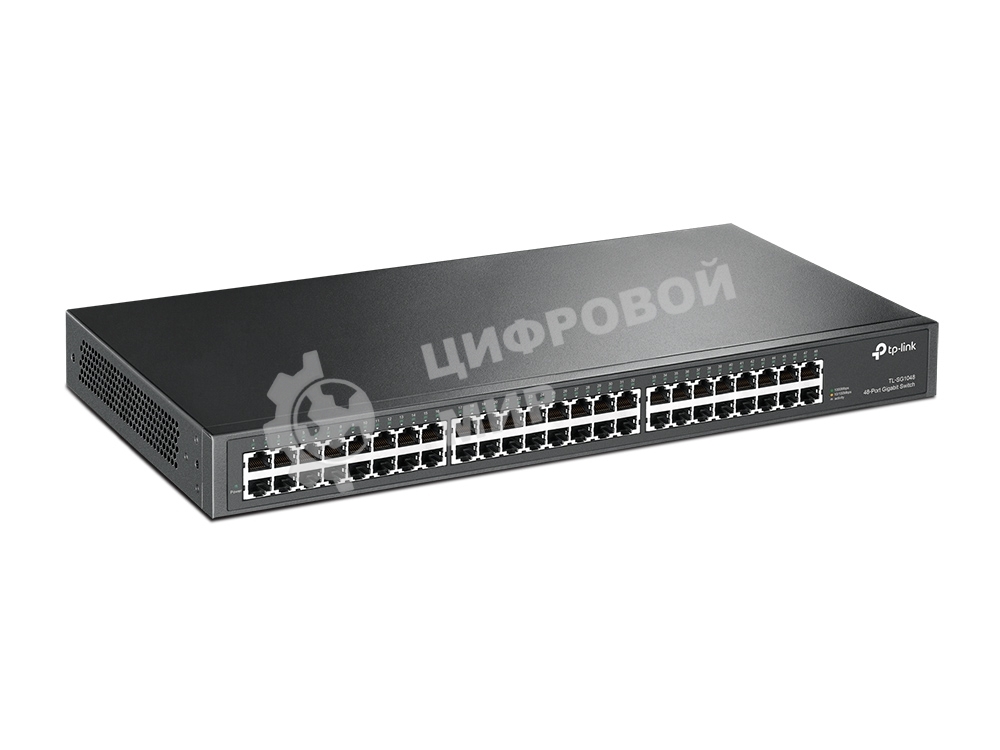 Коммутатор сетевой TP-Link SMB TL-SG1048 Коммутатор 48-port Gigabit Switch, 1U 19-inch rack-mountable steel case