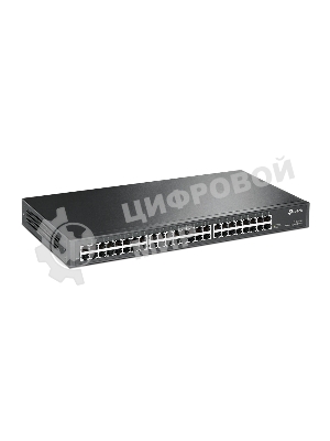 Коммутатор сетевой TP-Link SMB TL-SG1048 Коммутатор 48-port Gigabit Switch, 1U 19-inch rack-mountable steel case