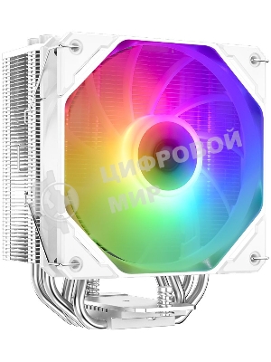 Кулер ID-COOLING SE-224-XTS ARGb белый 120мм алюминий/медь 1500rpm 29db 4-pin 220W 151мм