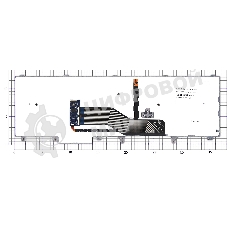 Клавиатура для ноутбука Dell Latitude E6520 E6530 E6540 черная с подсветкой