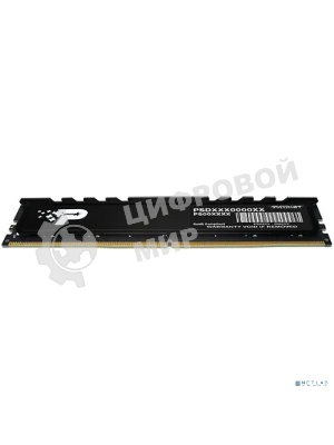 Оперативная память Patriot Signature Premium, DDR5, 16Gb (1x16 GB), 5600 MHz, CL46, DIMM, радиатор, черный