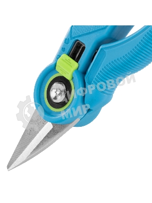 Секатор цветочный Palisad LUXE 215 мм, регулировка захвата, пластиковые рукоятки