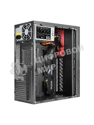 Компьютерный корпус Miditower ExeGate AA-443U-AA350 (ATX, AA350 8 см, 2хUSB+1хUSB 3.0+HD Audio, черный)