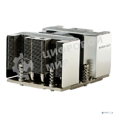 Радиатор для процессора Ablecom ACL-S22130 серебристый, 60 мм, алюминий/медь, 10000 об/мин, 52 дБ, 400 Вт, 64 мм