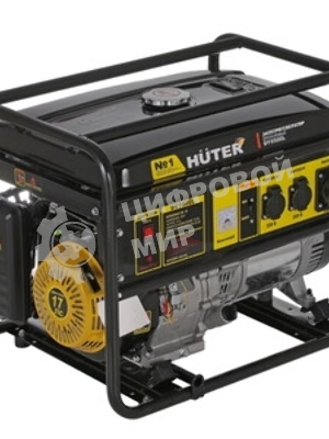 Электрогенератор бензиновый Huter DY9500L, 8 кВт, 91 дБ, 76 кг