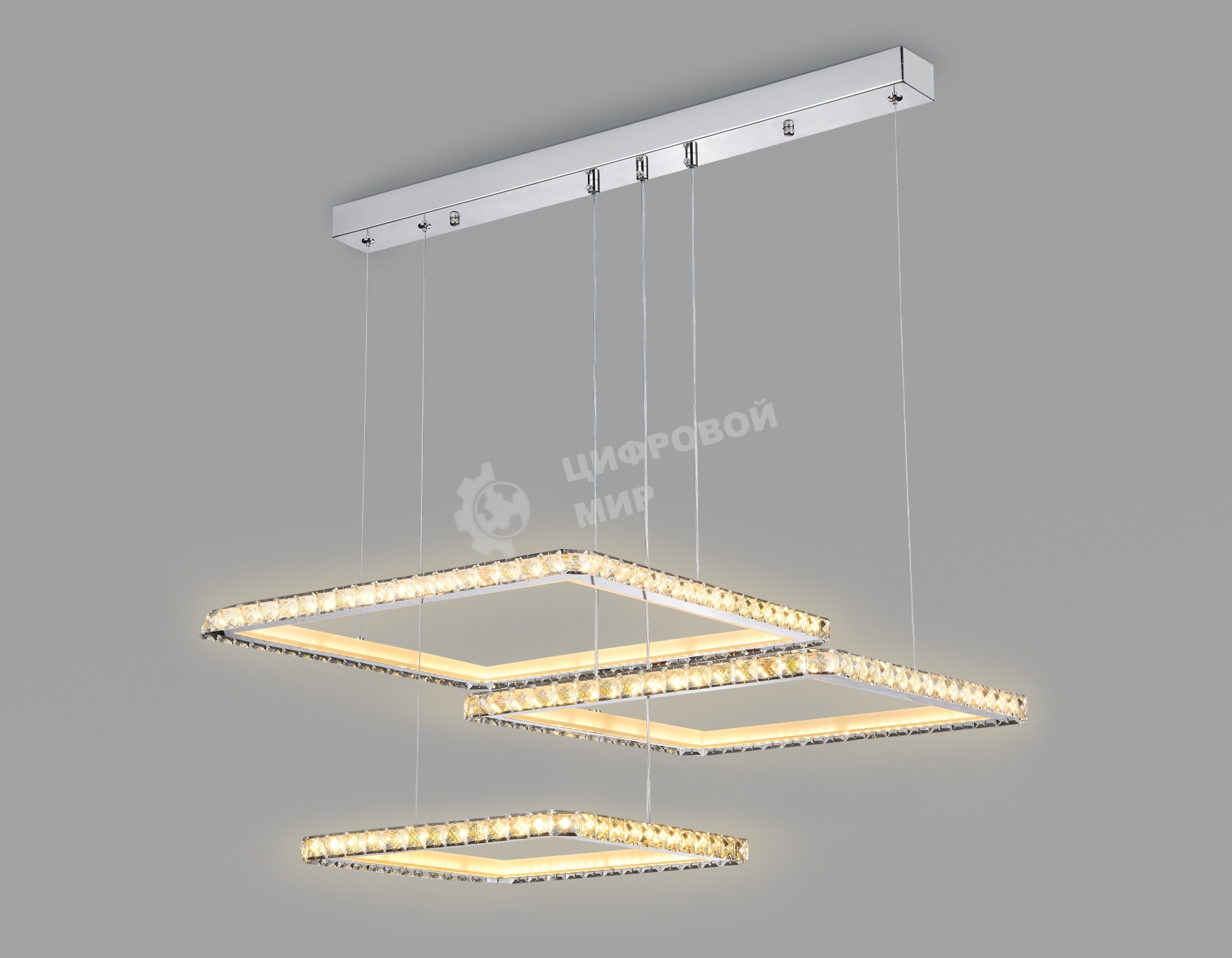 Светильник Ambrella light FA1759/3 CH хром 180W 3000K+6400K/3000K/6400K/4200K+4200K 680*460*740 (ПДУ РАДИО 2.4G)