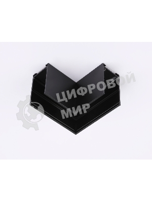 GL1032 BK черный коннектор угловой для накладного шинопровода Magnetic 220V 80*80*52