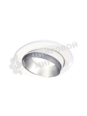 Комплект встраиваемого поворотного светильника Ambrella light XC7651023 SWH/MCH белый песок/хром матовый MR16 GU5.3 (C7651, N7033)
