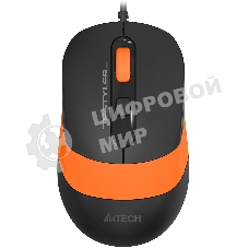 Мышь проводная A4Tech Fstyler FM10S оранжевый, 1600 dpi, USB Type-A, кнопки - 4 Мышь проводная A4Tech Fstyler FM10S оранжевый, 1600 dpi, USB Type-A, кнопки - 4