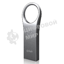 Флешка USB Silicon Power R/W 64Gb Firma F80 SP064Gb,UF2F80V1S USB 2.0 серебристый
