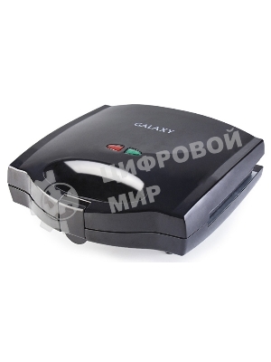 Сэндвич-тостер Galaxy Line GL 2959, черный, со съемными пластинами, 800 Вт