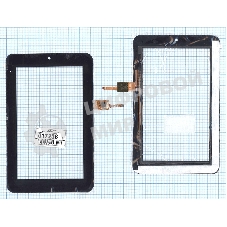 Сенсорное стекло (тачскрин) AD-C-700291-CC(LOCA)-RG, черное