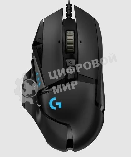 Мышь проводная Logitech G502 HERO черный, 25600 dpi, USB, кнопки - 11