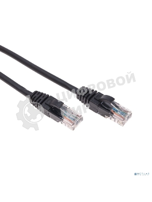 Патч-корд U/UTP Rexant cat. 6, RJ45-RJ45, неэкранированный, 26AWG, LSZH, черный, 3 м