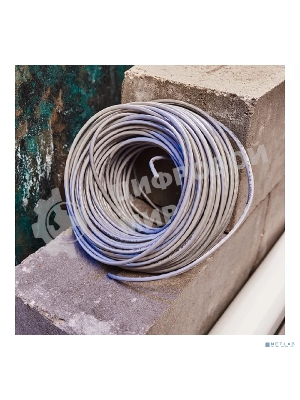 Кабель UTP PROconnect 4PR 24AWG, CCA, cat.5e, PVC, серый, бухта 50 м