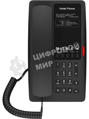 Гостиничный IP-телефон Fanvil H4 WIFI Hotel Phone 2 SIP Lines 1 USB Port for phone charging 6 Soft keys prograммable service hotline Hotspot: PoE HD Voice PSU