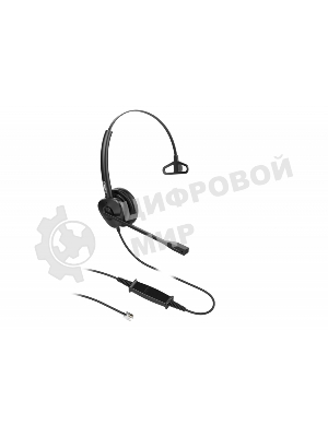 Гарнитура Fanvil HT301 чёрный, проводная, RJ-9, моно, односторонняя