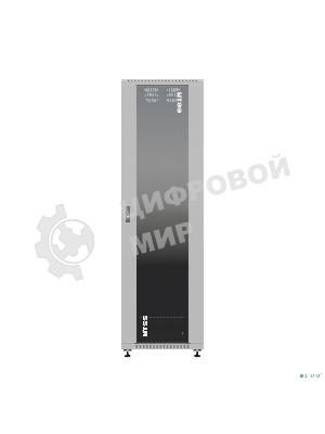 Шкаф серверный NTSS Премиум (NTSS-R42U60100GS) напольный 42U 600x1000 мм пер. дв. стекл. металл 900 кг серый IP20 сталь