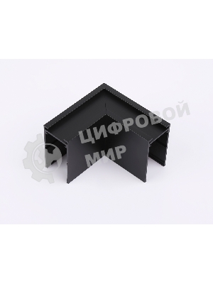 GL1032 BK черный коннектор угловой для накладного шинопровода Magnetic 220V 80*80*52