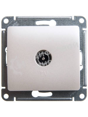 Механизм розетки TV 1-м Glossa 1DB перламутр SchE GSL000691