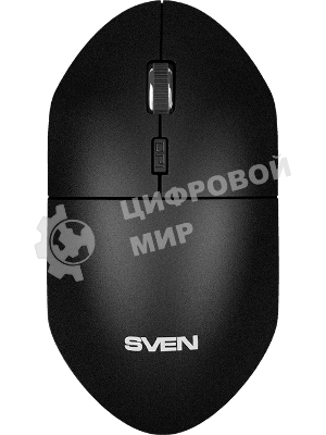 Мышь беспроводная SVEN RX-515SW черный, 1600 dpi, радиоканал, USB, кнопки - 4