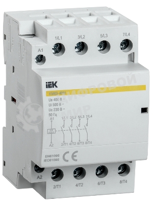 Контактор модульный КМ63-40М AC/DC IEK MKK21-63-40 IEK