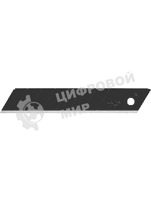 Лезвие Olfa (OL-LBB-50B) BLACK MAX сегментированное, 8 сегментов, 18х100х0,5 мм, 50 шт